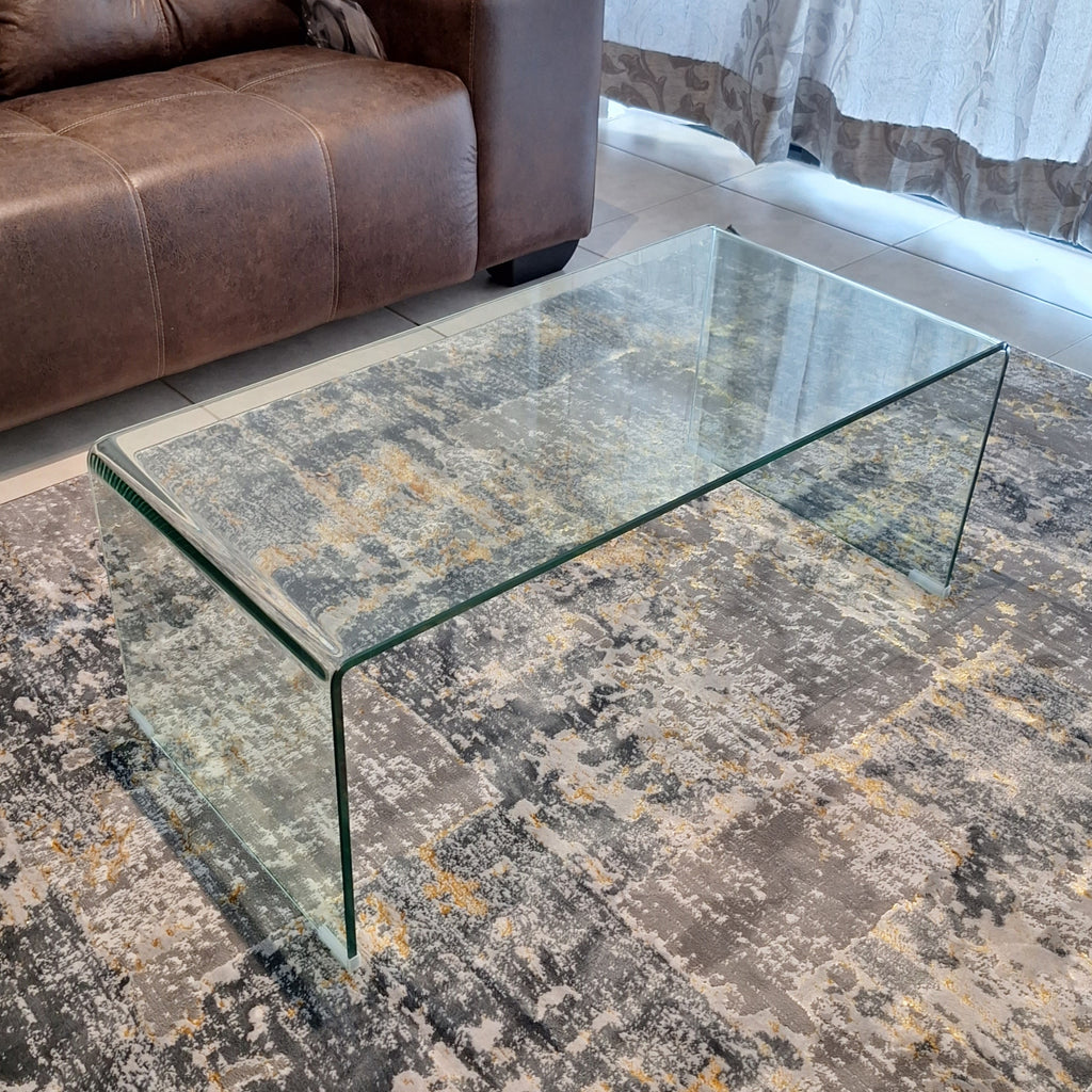 1.2m Tempered Glass Coffee Table