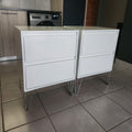 Bedside Pedestals. Silver Legs. R3200 for 2