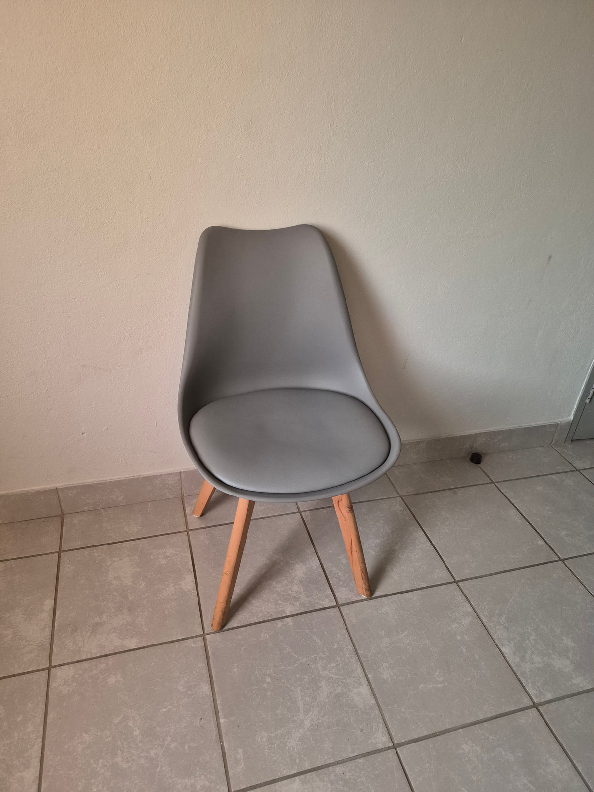 Padded Chair. Grey
