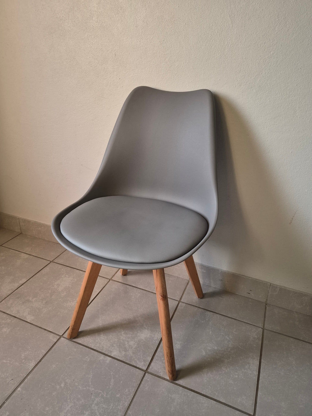Padded Chair. Grey