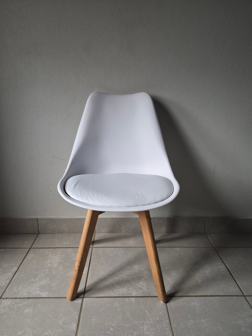 Padded Chair. White