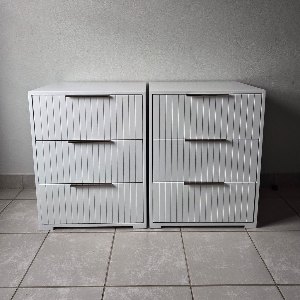 Bedside Pedestals. Silver Handles. R3800 for 2