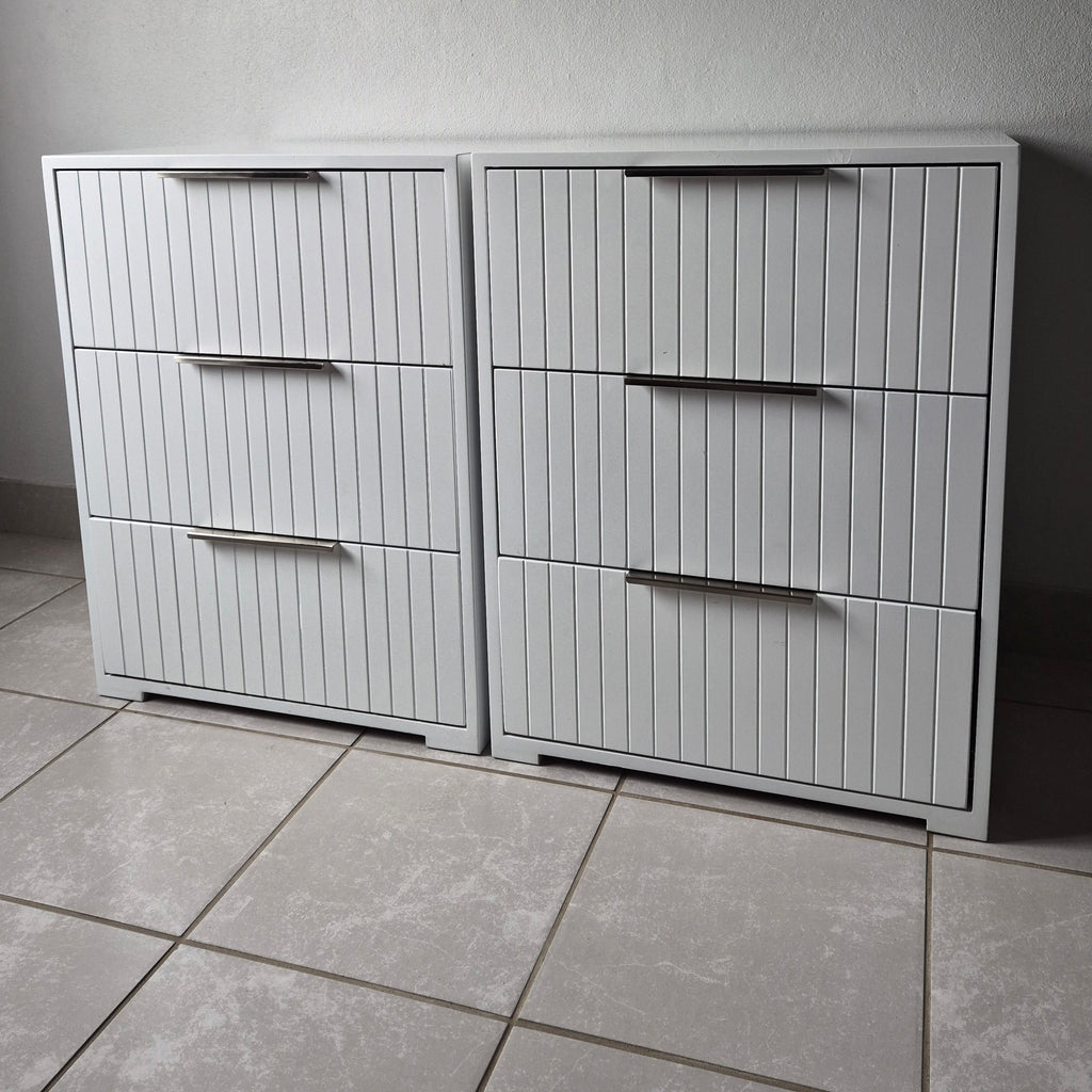 Bedside Pedestals. Silver Handles. R3800 for 2