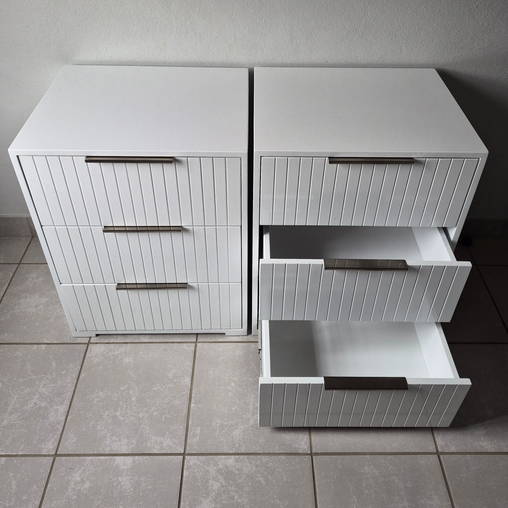 Bedside Pedestals. Silver Handles. R3800 for 2