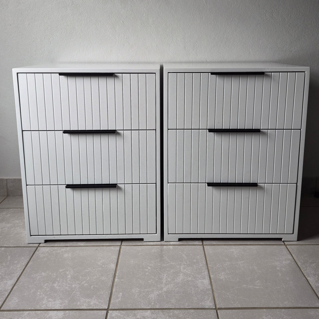 Bedside Pedestals. Black Handles. R3800 for 2