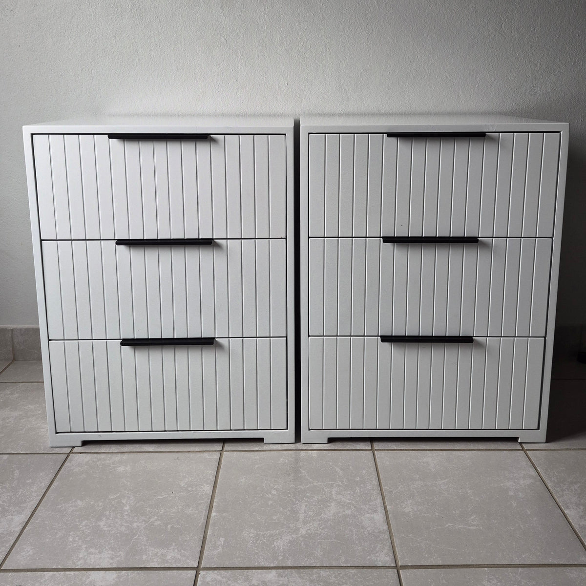 Bedside Pedestals. Black Handles. R3800 for 2