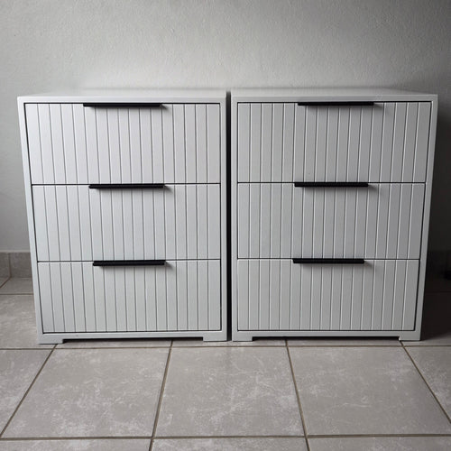 Bedside Pedestals. Black Handles. R3800 for 2