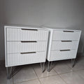 Bedside Pedestals. Silver Handles. R3800 for 2