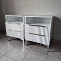 Bedside Pedestals. Silver Handles. R3800 for 2