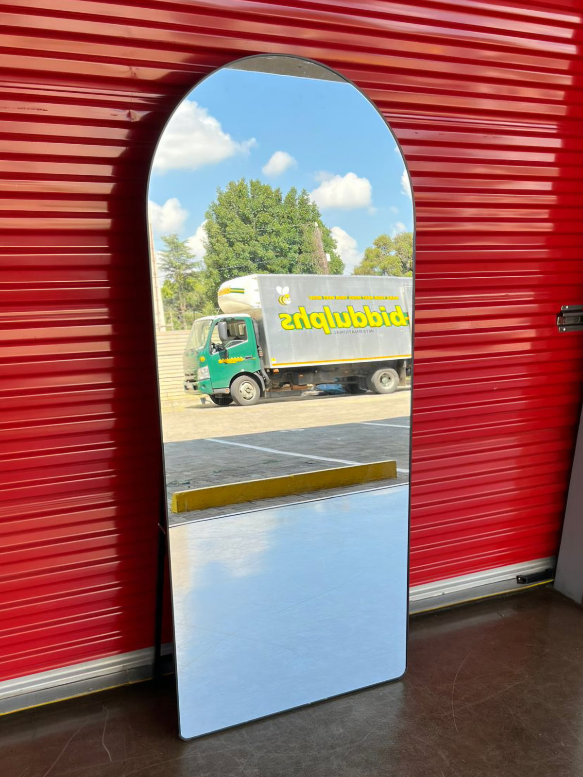 Mirror. 177x77cm. Black