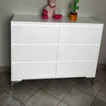 Chest of Drawers. Silver Legs